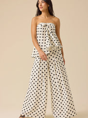 Veda Polka Dot Tube Top