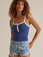 Morrigan Star Denim Short