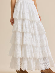 Dara Crochet Midi Skirt