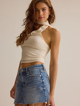 Leah Studded Denim Skirt