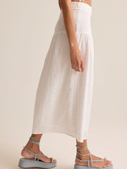 Hayes Eyelet Midi Skirt
