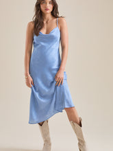 Eva Satin Midi Dress