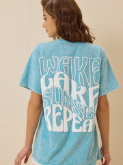 Wake Lake Sunset Repeat Tee