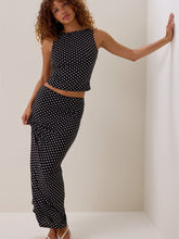 Priscilla Polka Dot Maxi Skirt