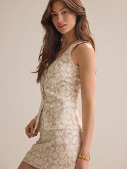 Adriel Button Front Shell Vest