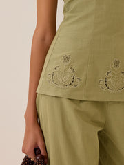 Paloma Embroidered Tube Top