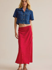 Eleanor Denim Button Up Top
