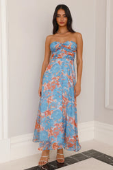 Love Fantasy Midi Dress Blue