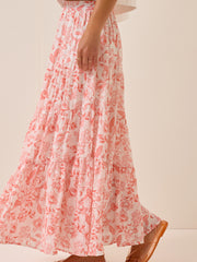Elise Floral Maxi Skirt