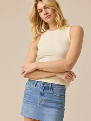 Charley Tropical Denim Skirt