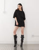 Noisy May Boxy T-Shirt Dress In Black