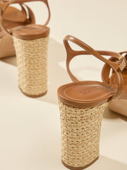 Schutz Keefa Raffia Heel