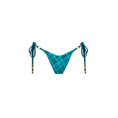 Trio Ring Cheeky Tie Bikini Bottom - Tropic Dip