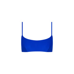 Invisible Underwire Crop Bikini Top - Blue Lagoon