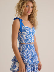 Winslow Embroidered Crop Tank