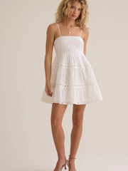 Briar Eyelet Mini Dress
