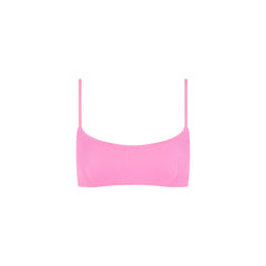 Invisible Underwire Crop Bikini Top - Fairy Floss