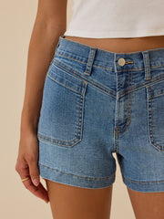 Sable Denim Shorts