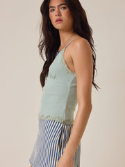 Isla Lace Trim Tank