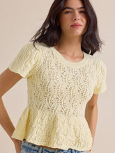 Lexie Pointelle Top