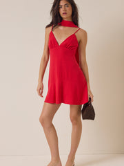 Holland Linen Mini Dress