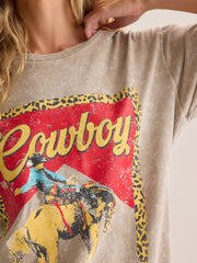 Western Cowboy Oversized Tee