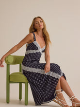 Chelsea Lace Trim Midi Dress