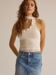 Leah Studded Denim Skirt