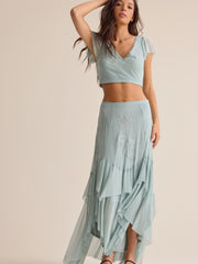 Carlin Embroidered Top