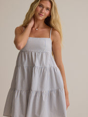 Tana Striped Mini Dress