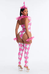 Clown Crush 4 Piece Costume Set