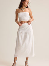 Hayes Eyelet Midi Skirt