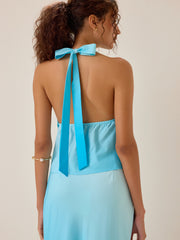 Rio Ombre Cowl Halter Top