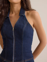 Rori Denim Zip Vest