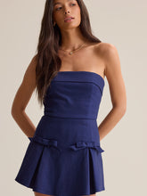 Kailynn Strapless Bow Romper