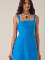 Alisha Linen Mini Dress