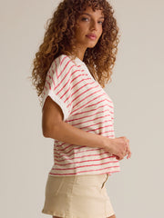 Miller Stripe Boxy Polo