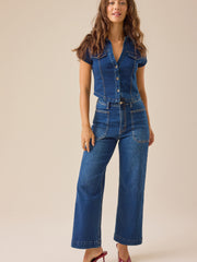 Sadie Denim Top