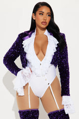 Purple Singer 3 Piece Costume Set