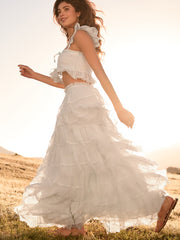 Radena Ruffle Maxi Skirt