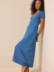 Hattie Denim Maxi Dress
