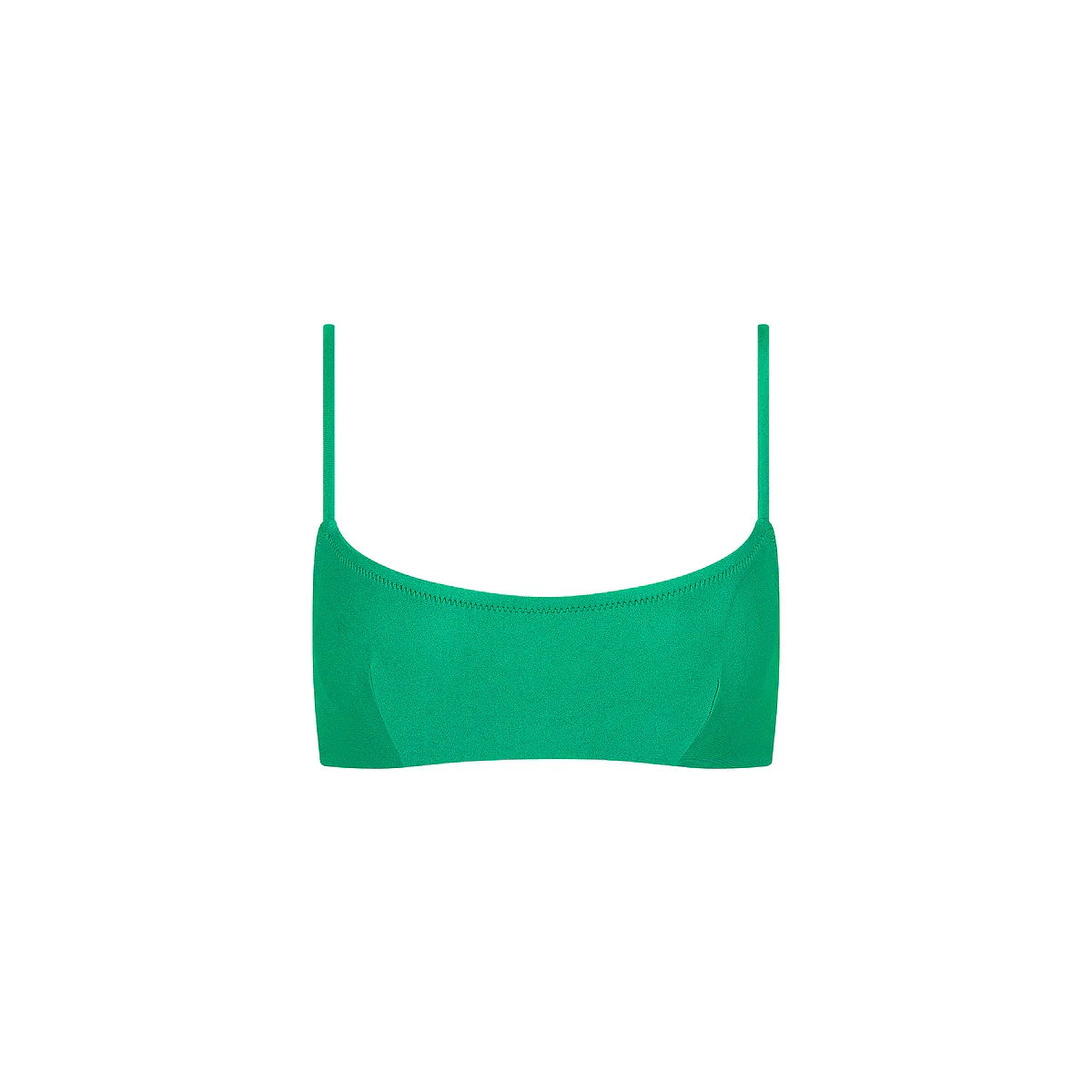 Invisible Underwire Crop Bikini Top - Island Lush