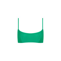 Invisible Underwire Crop Bikini Top - Island Lush