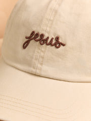 Embroidered Jesus Baseball Cap