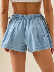 Leo Pleated High Waisted Shorts