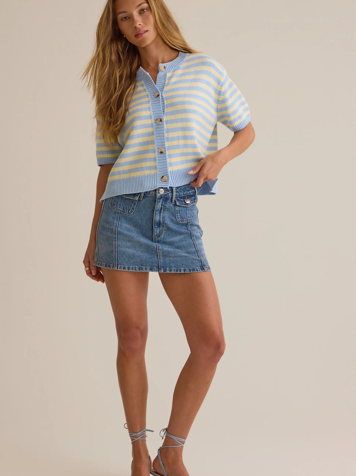 Sable Striped Cardigan