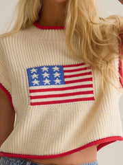 Megan Flag Sweater