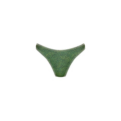 Lace Stitch High Leg Vintage Bikini Bottom - Wild Wonder