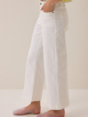 Everly Wide Leg Crop Jean