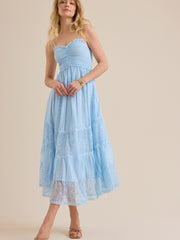 Tami Lace Tiered Maxi Dress